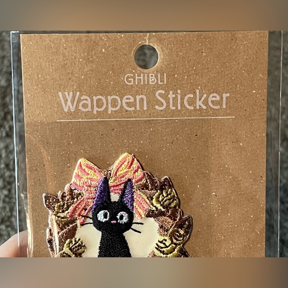 Studio Ghibli Kiki’s Delivery Service Jiji Embroidered Iron-On Patch Wappen Cute - Picture 3 of 8